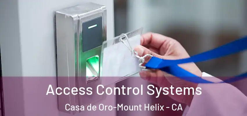  Access Control Systems Casa de Oro-Mount Helix - CA