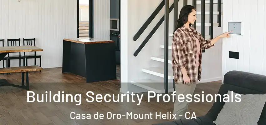 Building Security Professionals Casa de Oro-Mount Helix - CA