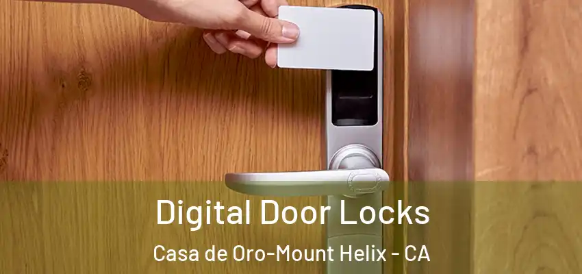Digital Door Locks Casa de Oro-Mount Helix - CA