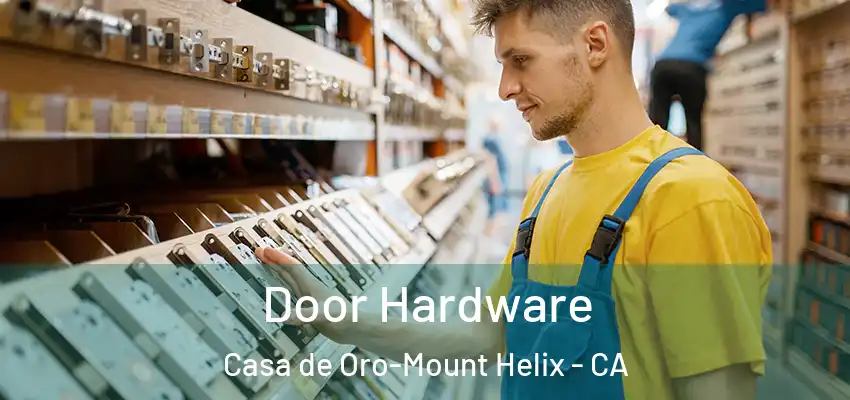 Door Hardware Casa de Oro-Mount Helix - CA