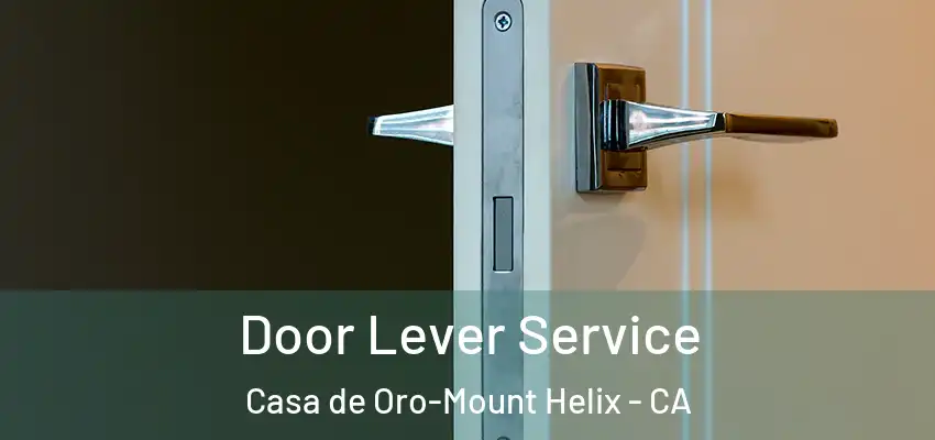  Door Lever Service Casa de Oro-Mount Helix - CA