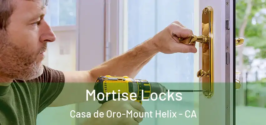 Mortise Locks Casa de Oro-Mount Helix - CA